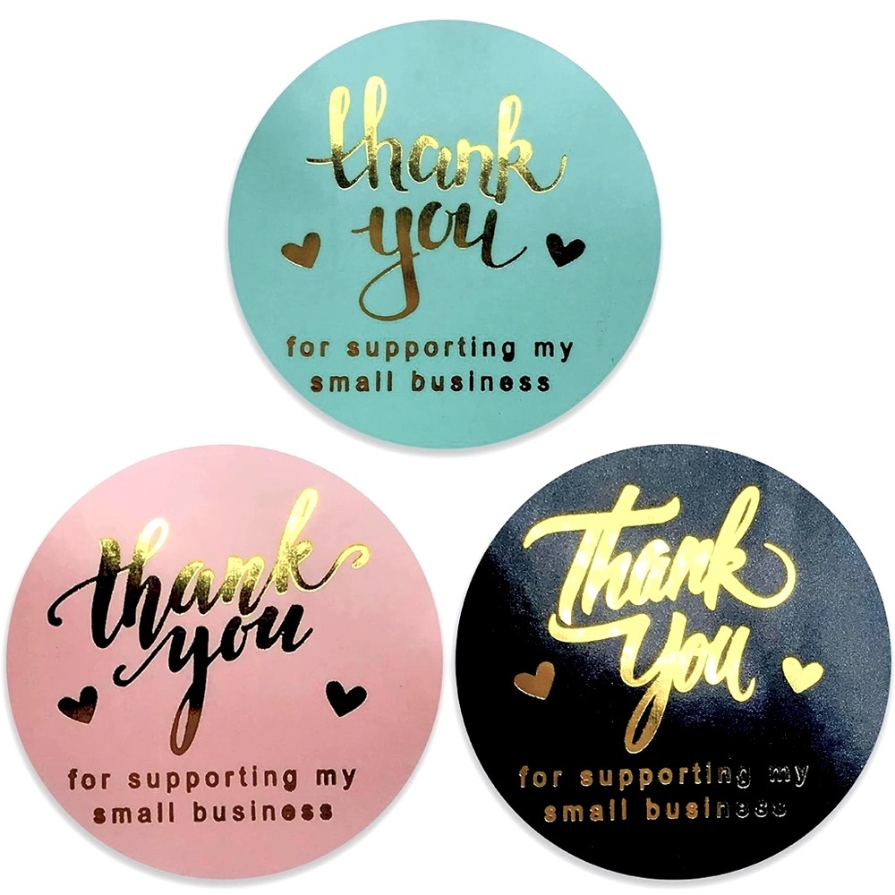 NEW! 50 stickers- 3 different colors! 1.5 inch